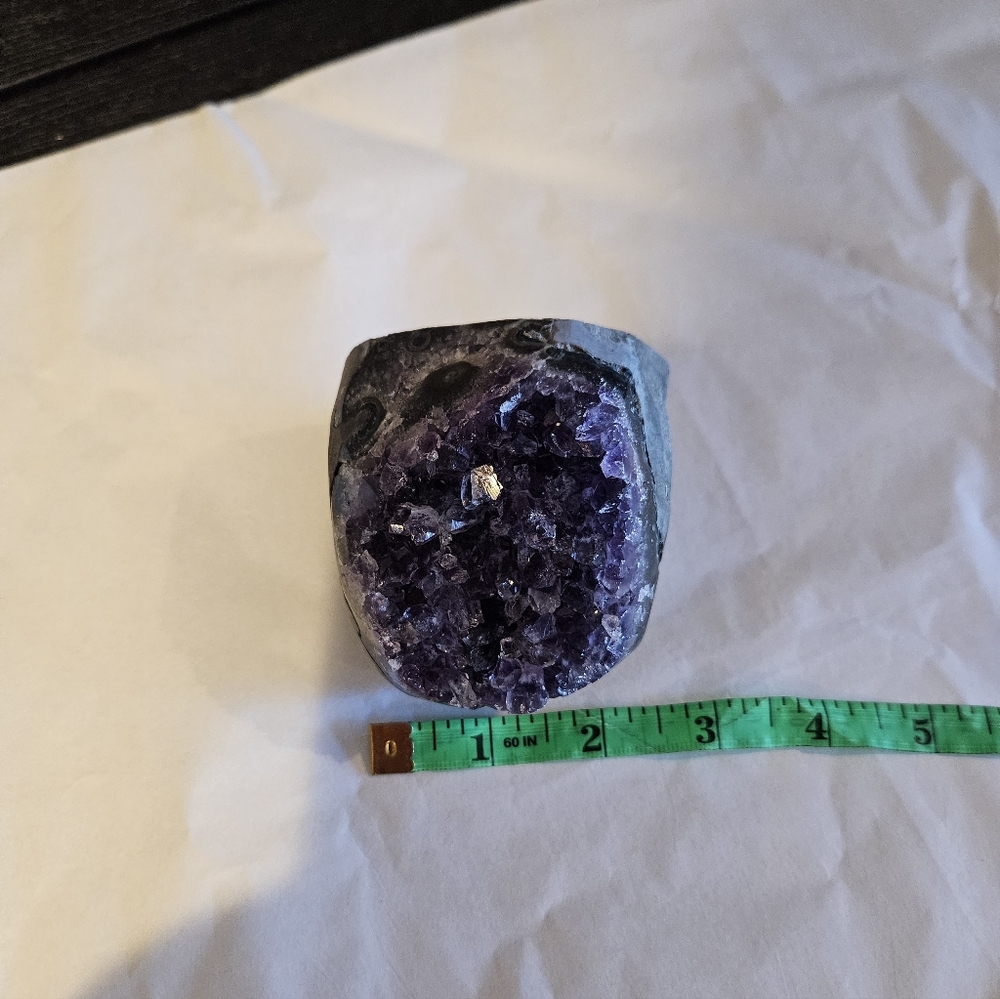 Amethyst Crystal Geode Home Accent - Picture 9 of 12